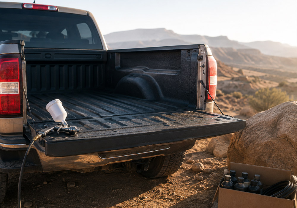The Ultimate Bed Liner Spray Kit for Off Road Enthusiasts