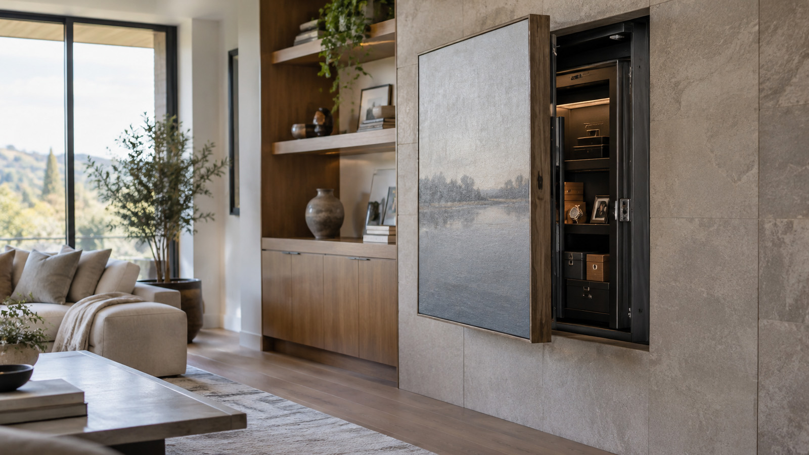 Clever Ways to Integrate Hidden Vaults into Modern Home Design 1