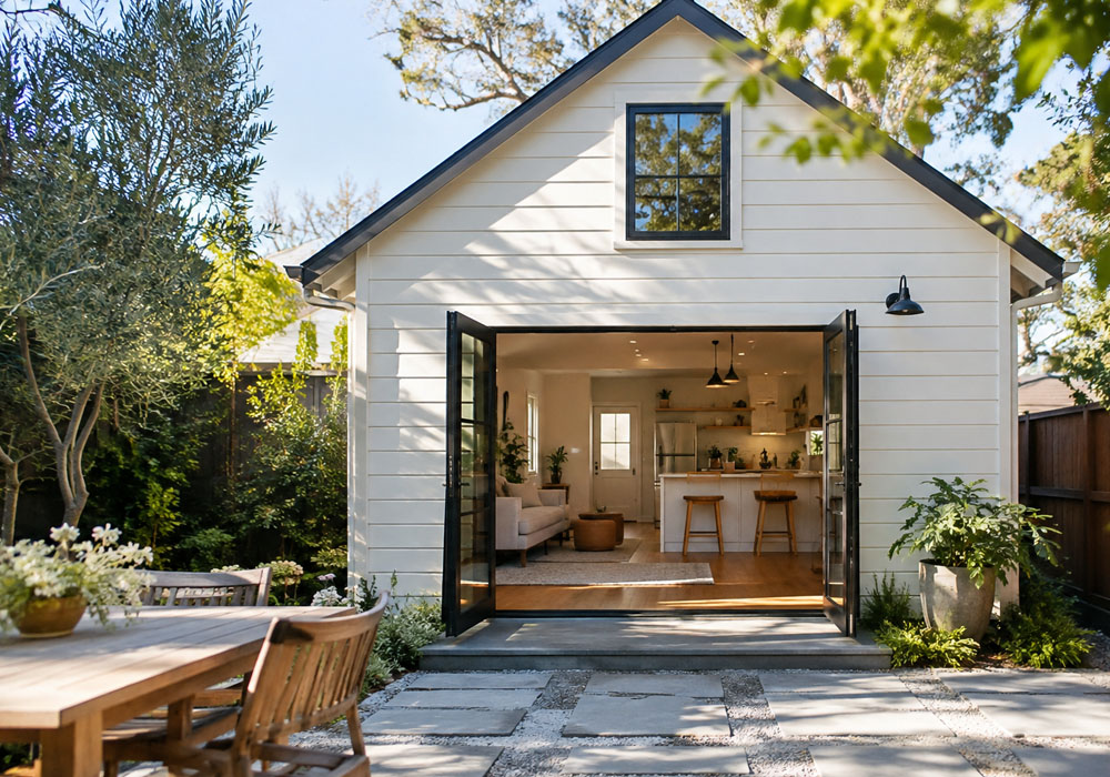 Design Decisions That Make a Small Carriage House Live Larger