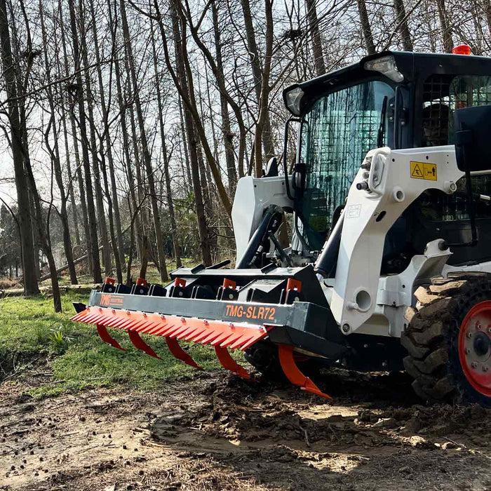 How the tilt of a root rake decides whether it digs floats or carries half the field away