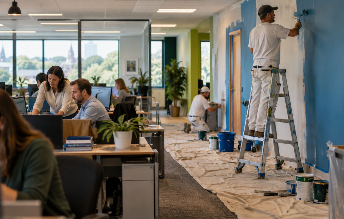 Planning an Occupied Office Repaint in Hanover VA