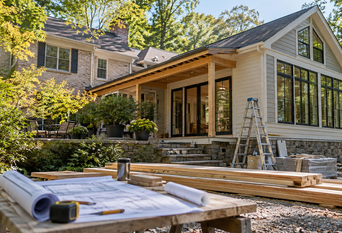 The Step by Step Process of Completing a Custom Home Addition in Chapel Hill