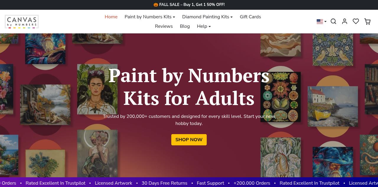 Top 5 Paint by Numbers Kit Companies for Relaxing at Home in 2026 3